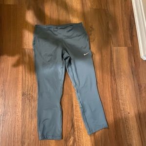 Sea Green Capri Nike Leggings